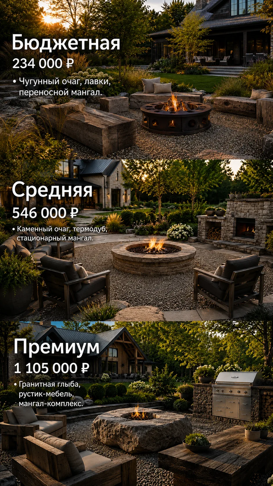 Ассамблея — Бюджетная / Средняя / Премиум